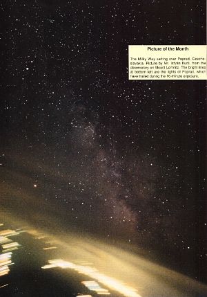 Fotografia mesiaca júl 1991, Astronomy Now.