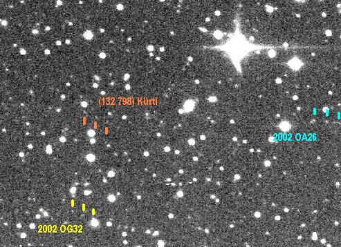 discovery image of asteroid Kürti