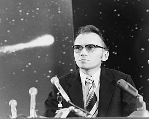Tlačová konferencia v sídle NASA,1974